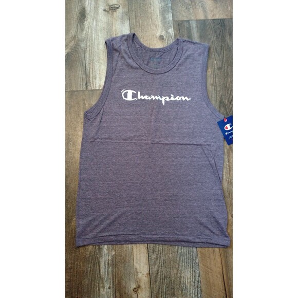 NWT Men's Champion Powerblend Tank in Wisteria Purple, Size Medium - Picture 3 of 10